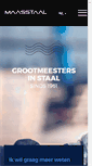 Mobile Screenshot of maasstaal.com