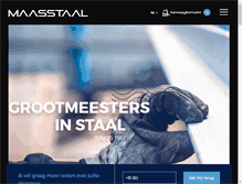 Tablet Screenshot of maasstaal.com